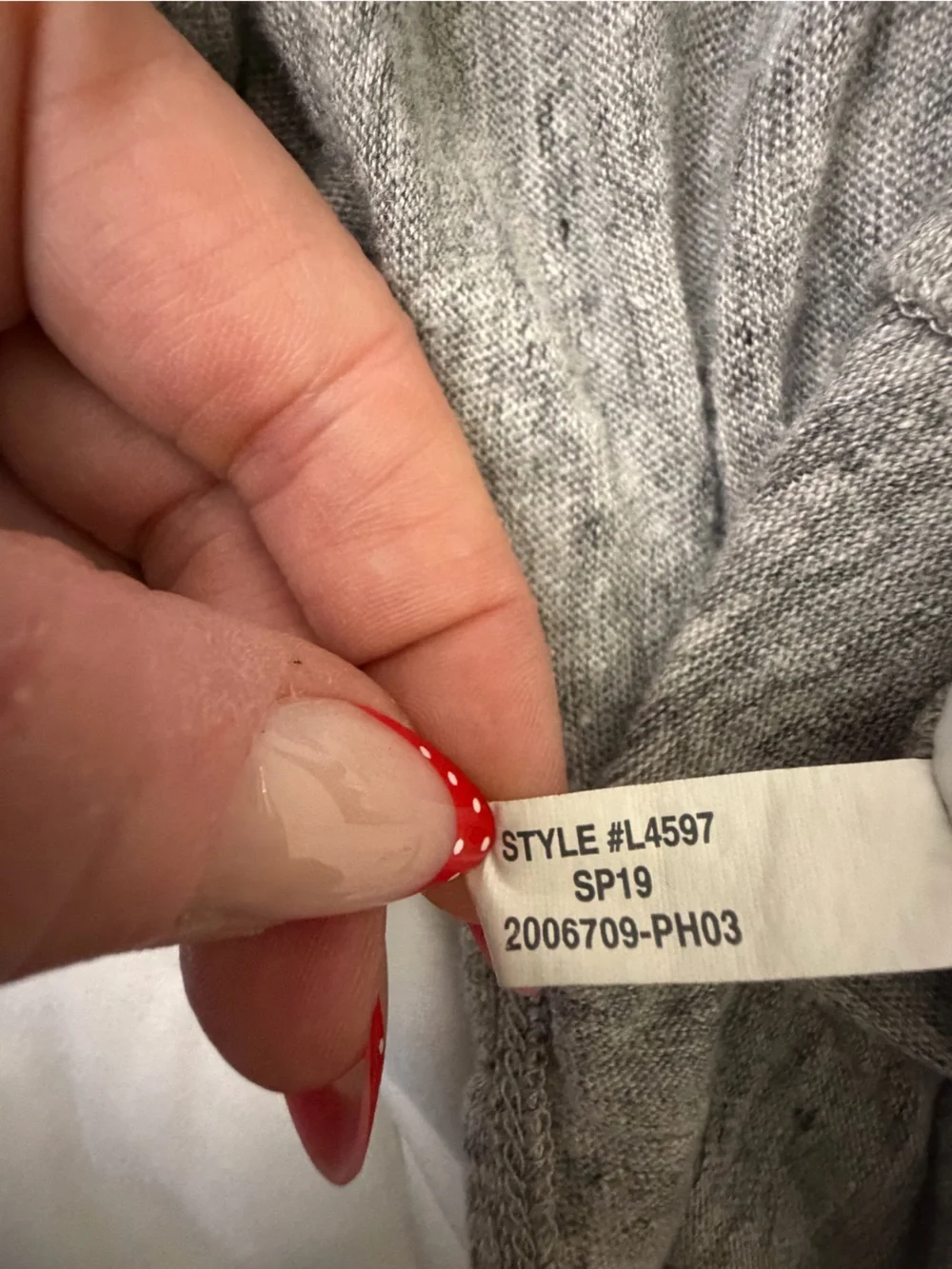 J.Crew 100% Linen Ruffle Back Tee Gray Size M